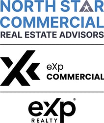 NSCREA eXp commercial + eXp realty Logo Verticaly Color-1